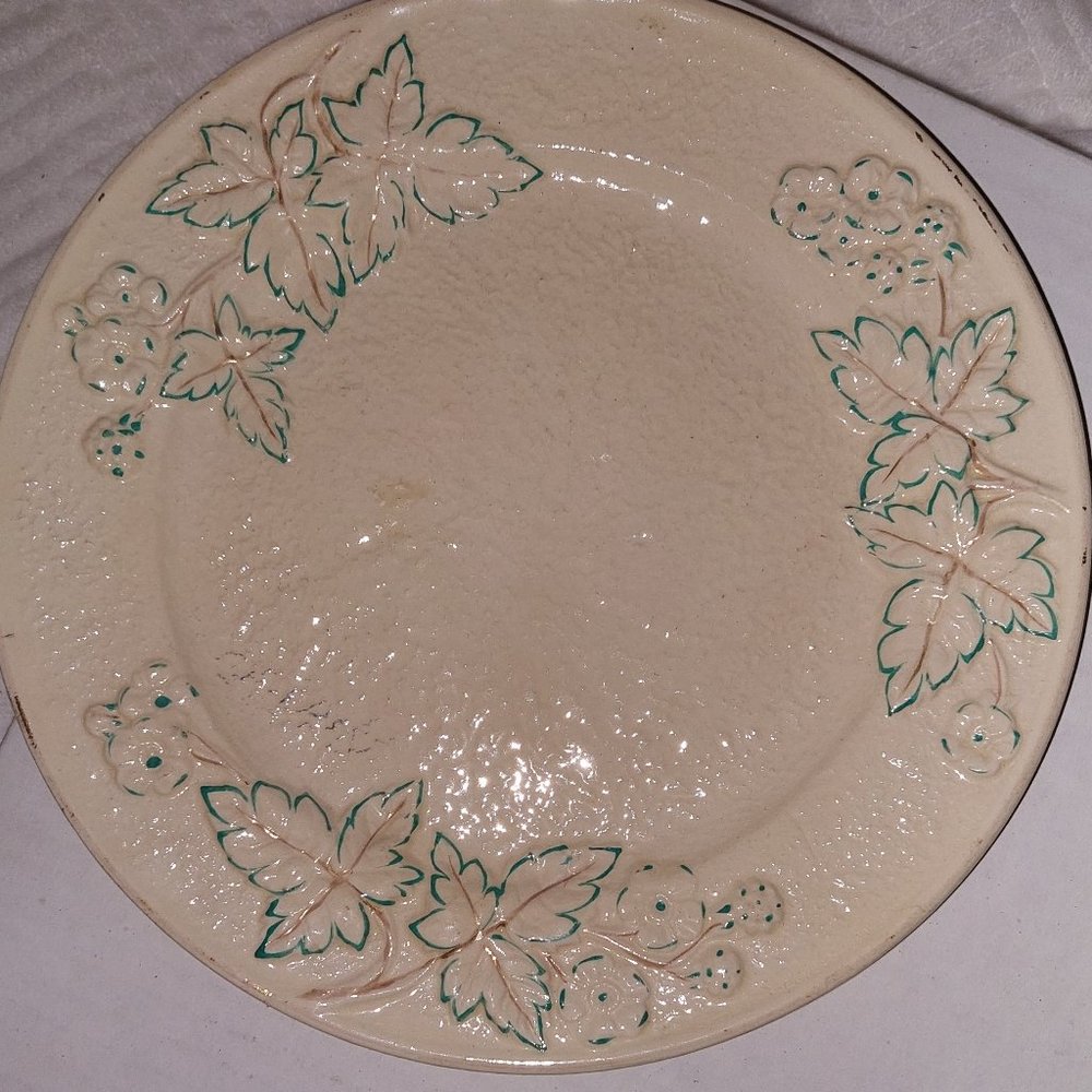 Vintage plate made by Chesapeake Pottery MD 1880's